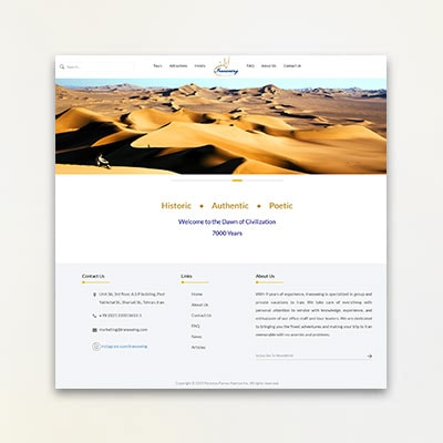 نمونه کار طراحی سایت 16